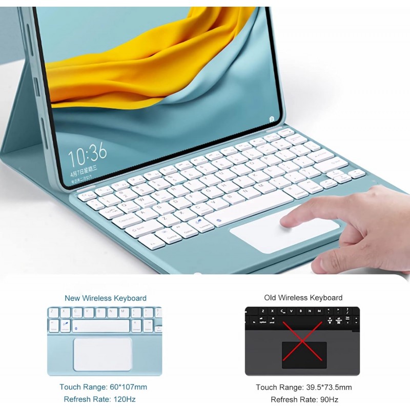 Θήκη Πληκτρολογίου & Keyboard QWERTY with TouchPad Lenovo Tab K11 11" Black