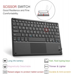 Θήκη Πληκτρολογίου & Keyboard QWERTY with TouchPad Lenovo Tab P12 Pro 12.6" Black