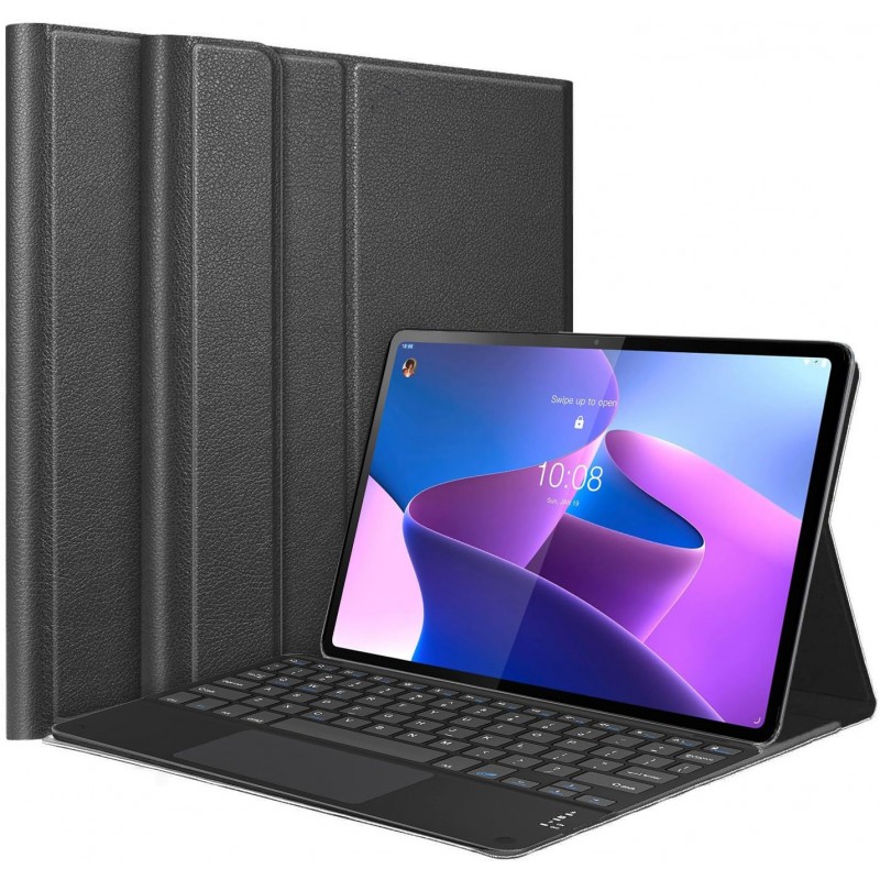 Θήκη Πληκτρολογίου & Keyboard QWERTY with TouchPad Lenovo Tab P12 Pro 12.6" Black