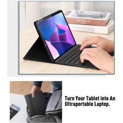 Θήκη Πληκτρολογίου & Keyboard QWERTY with TouchPad Lenovo Tab P12 Pro 12.6" Black