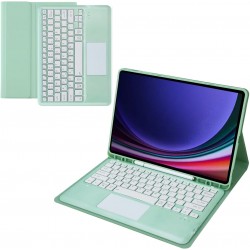 Θήκη Πληκτρολογίου/ Υποδοχή Γραφίδας & Keyboard with TouchPad Samsung Galaxy Tab S7/S8/S9/S9 FE 11" SM-X510 Mint
