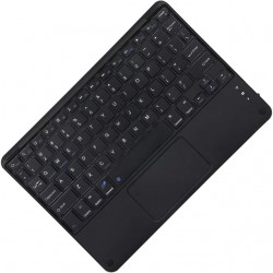 Θήκη Πληκτρολογίου/ Υποδοχή Γραφίδας & Keyboard QWERTY with TouchPad Apple iPad 10.2" (19/20/21) Black