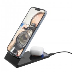 Ασύρματος Φορτιστής 4smarts Ultimag Lucid Trifold 15W Wireless Charger Grey (iOS) (Android)