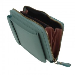 Τσάντα Crossbody Leather Wallet Phone Bag Mint