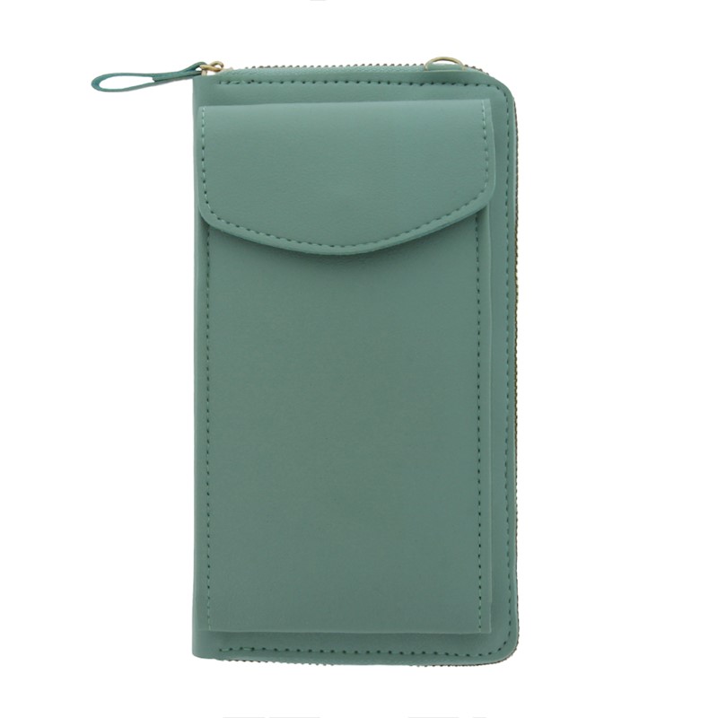Τσάντα Crossbody Leather Wallet Phone Bag Mint