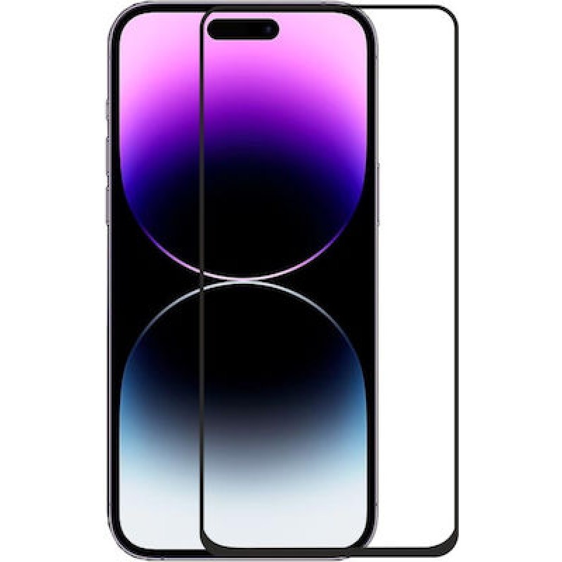 Γυαλί Προστασίας Full Face Tempered Glass Apple iPhone 16 Plus (6.7") AntiCrash / AntiShock Black