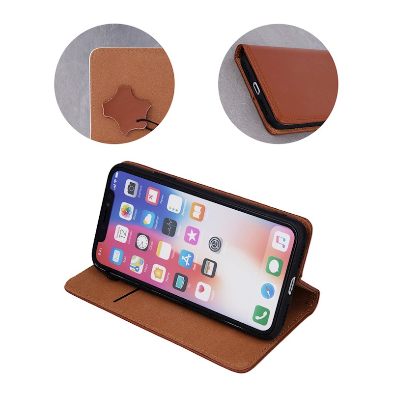 Θήκη Book Genuine Leather Smart Pro Xiaomi 13 Lite 5G Brown