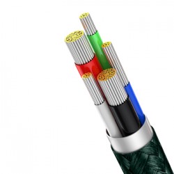 Καλώδιο Baseus Display Braided Type-C to Lightning PD 20W (CATLSK-06) Green