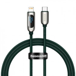 Καλώδιο Baseus Display Braided Type-C to Lightning PD 20W (CATLSK-06) Green
