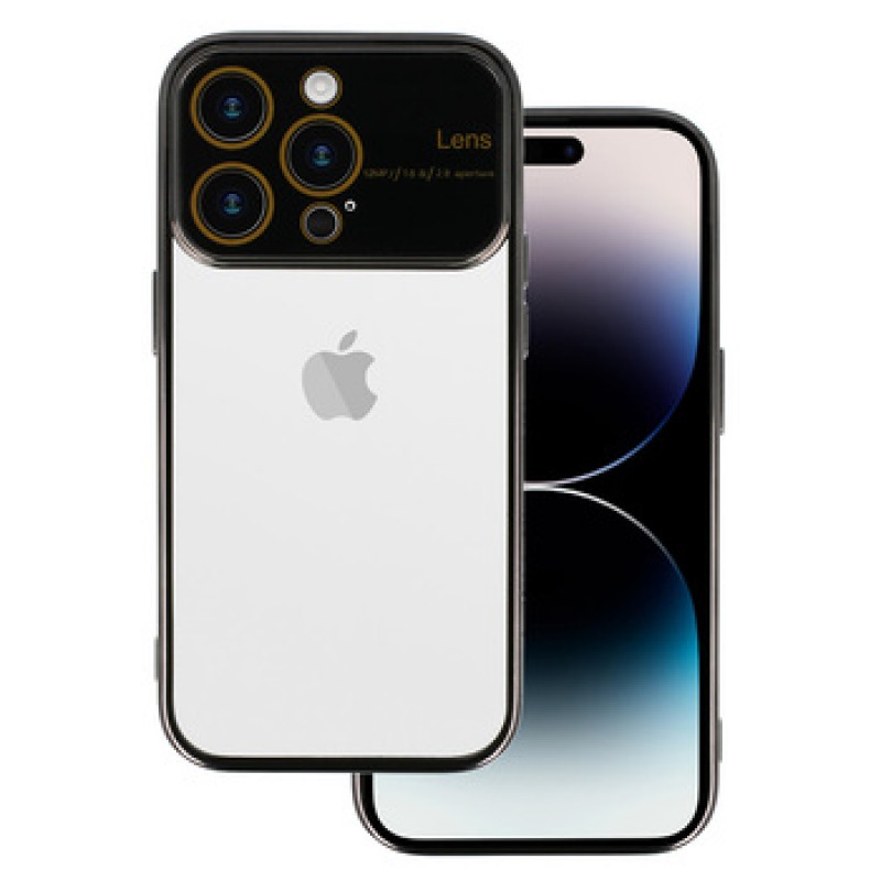 Θήκη Electro Lens Case Apple iPhone 15 Pro Max (6.7") Clear/Black
