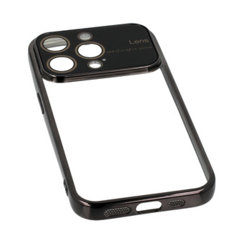 Θήκη Electro Lens Case Apple iPhone 15 Pro Max (6.7") Clear/Black