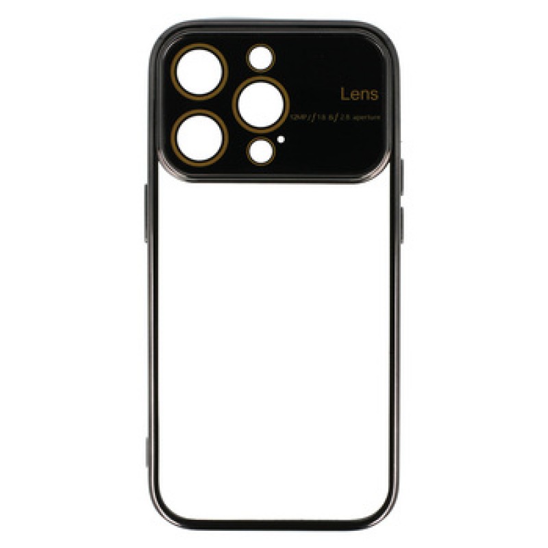 Θήκη Electro Lens Case Apple iPhone 15 Pro Max (6.7") Clear/Black
