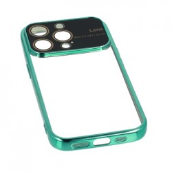 Θήκη Electro Lens Case Apple iPhone 15 Pro Max (6.7") Clear/Turquoise