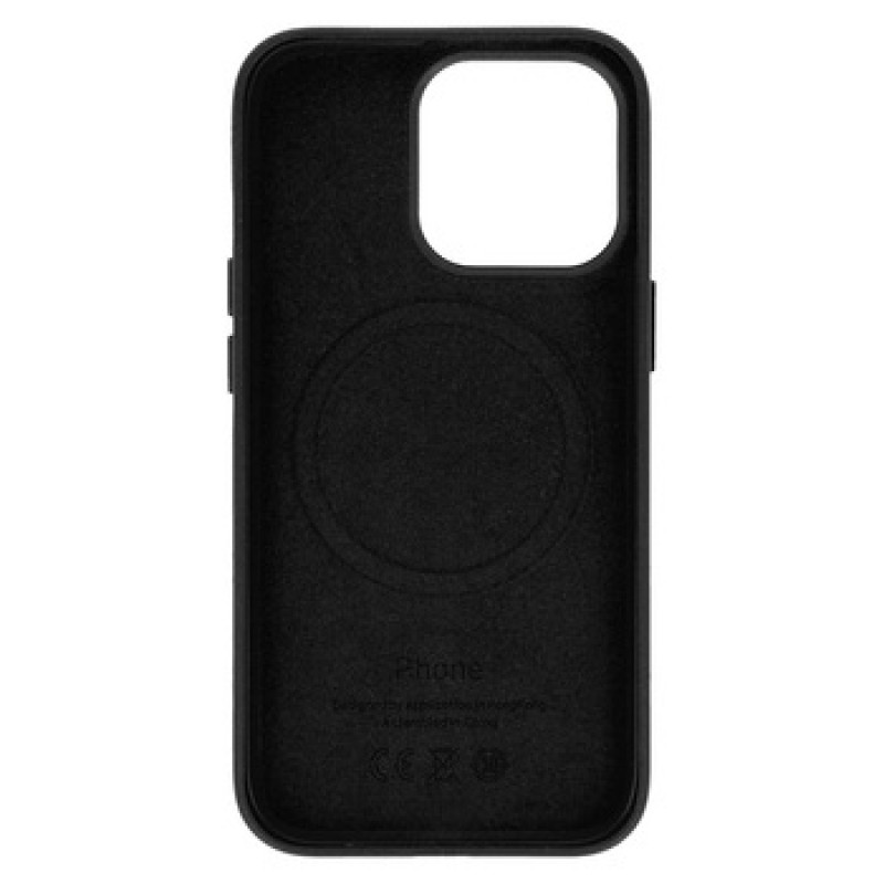 Θήκη Leather with Magsafe Apple iPhone 13 (6.1") Black
