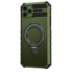 Θήκη Tel-Protect Armor Magsafe Metal Ring Case Apple iPhone 11 Pro Max (6.5") Green