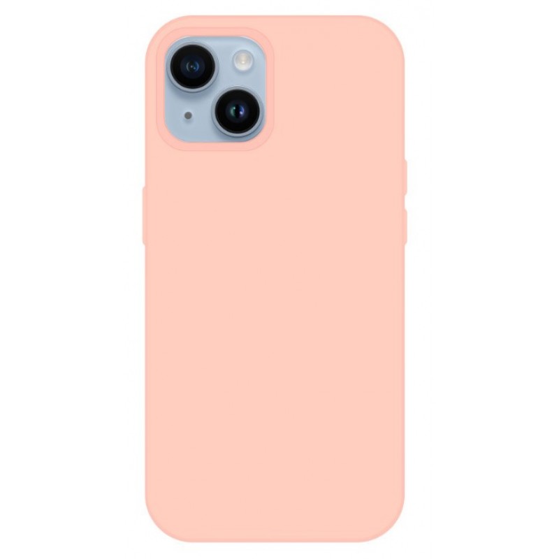 Θήκη Tel-Protect Silicone Premium Apple iPhone 15 (6.1") Light Pink 