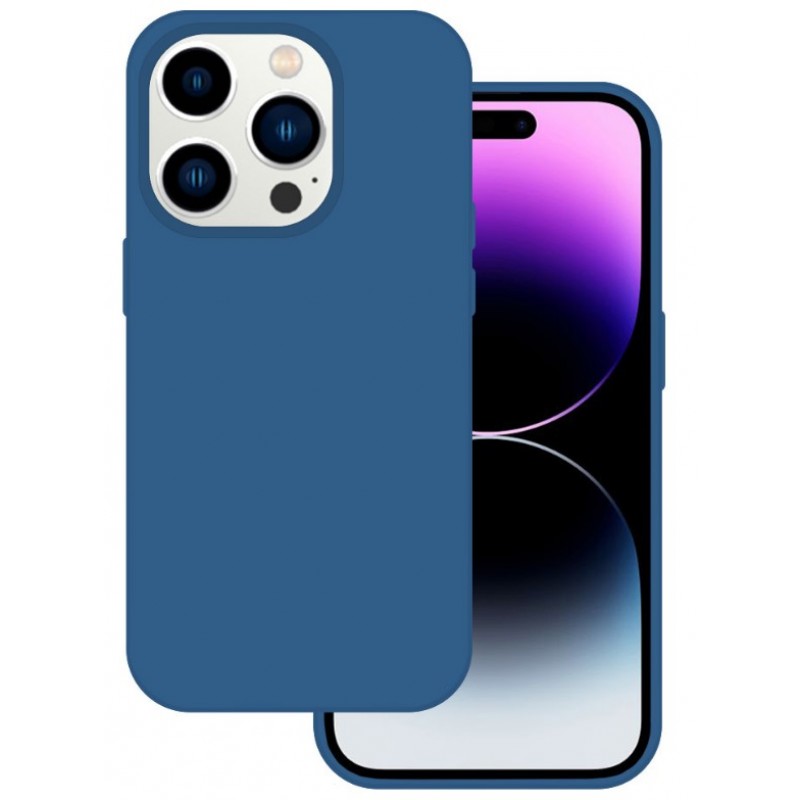 Θήκη Tel-Protect Silicone Premium Apple iPhone 15 Pro Max (6.7") Navy Blue