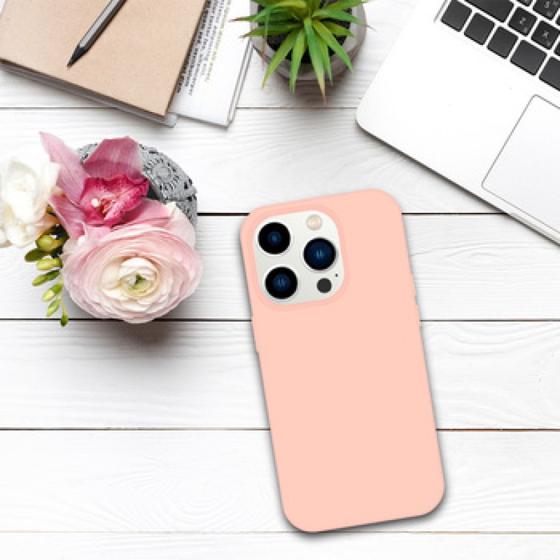 Θήκη Tel-Protect Silicone Premium Apple iPhone 15 Pro Max (6.7") Pink