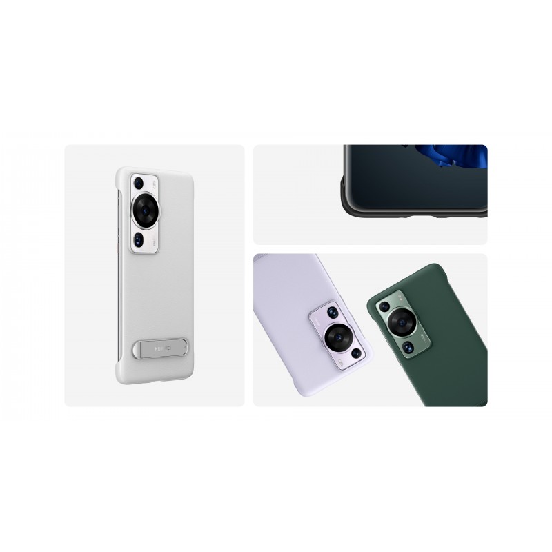 Θήκη Huawei Stand PU Case Huawei P60 / P60 Pro White (Original)