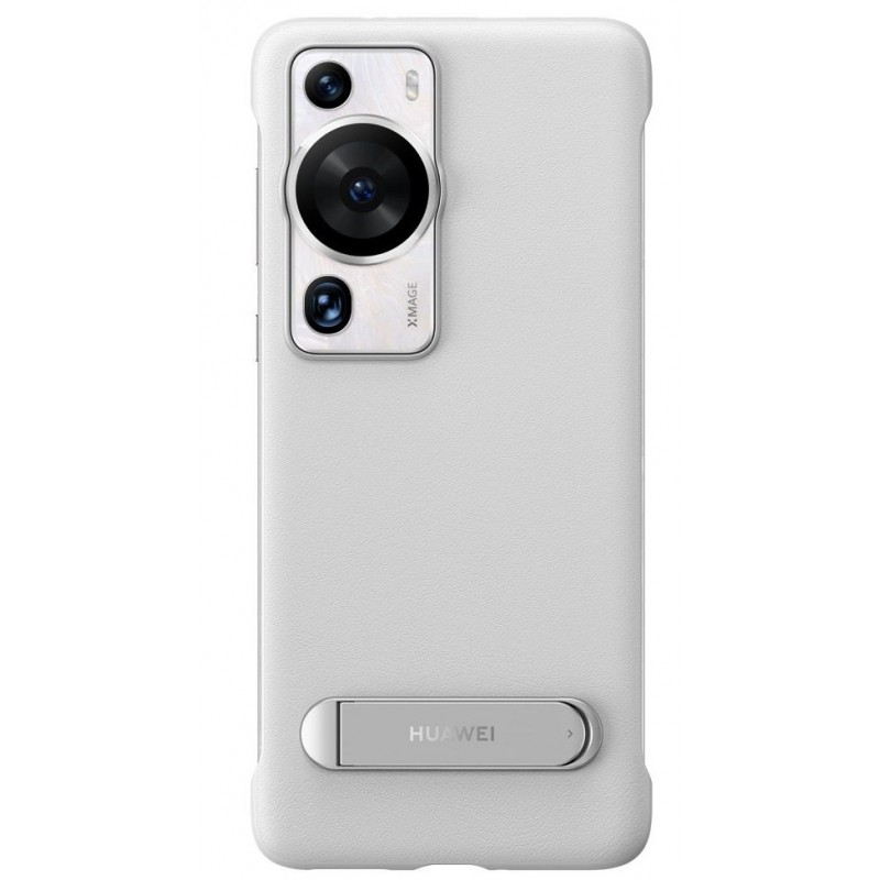 Θήκη Huawei Stand PU Case Huawei P60 / P60 Pro White (Original)