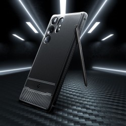 Θήκη Spigen Rugged Armor Samsung Galaxy S23 Ultra 5G S918 Matte Black (ACS05613)