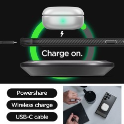 Θήκη Spigen Rugged Armor Samsung Galaxy S23 Ultra 5G S918 Matte Black (ACS05613)