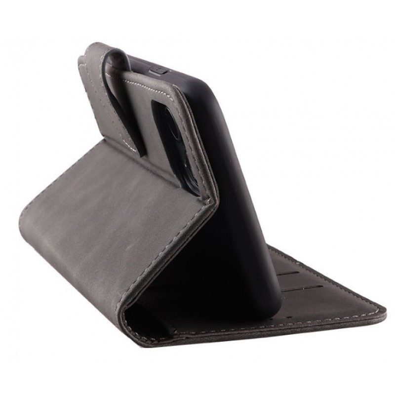 Θήκη Lime Essential Magnet Book Leather Wallet Nord CE 3 Lite 5G Grey
