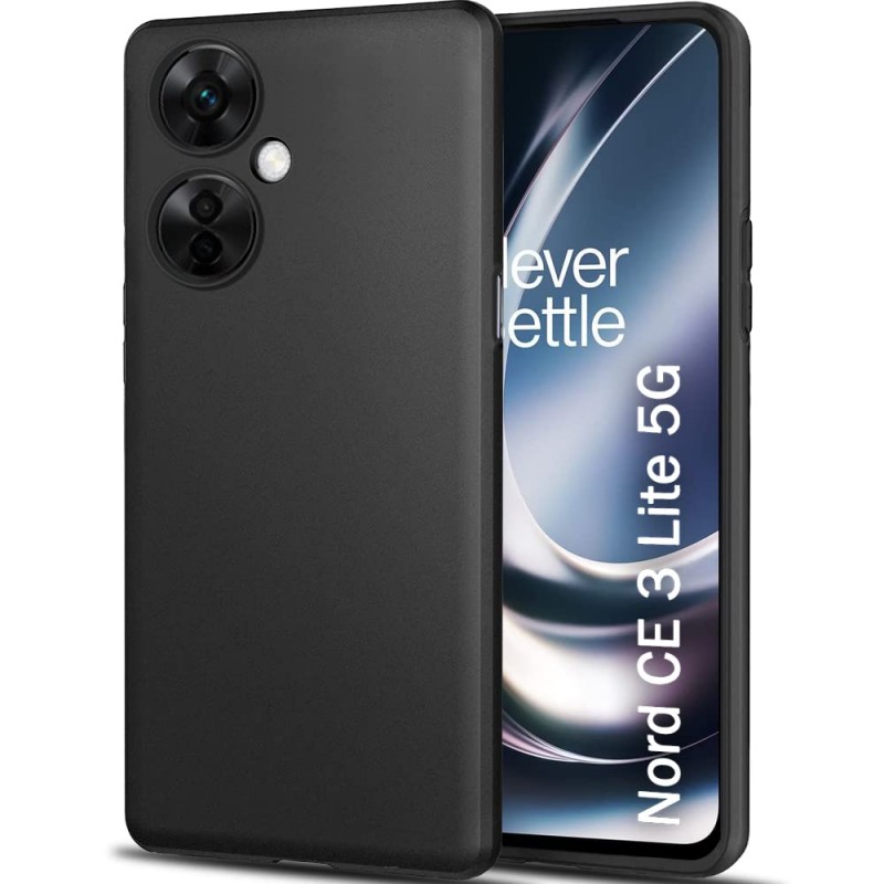 Θήκη  Liquid Silicone Case Oneplus Nord CE 3 Lite 5G Black