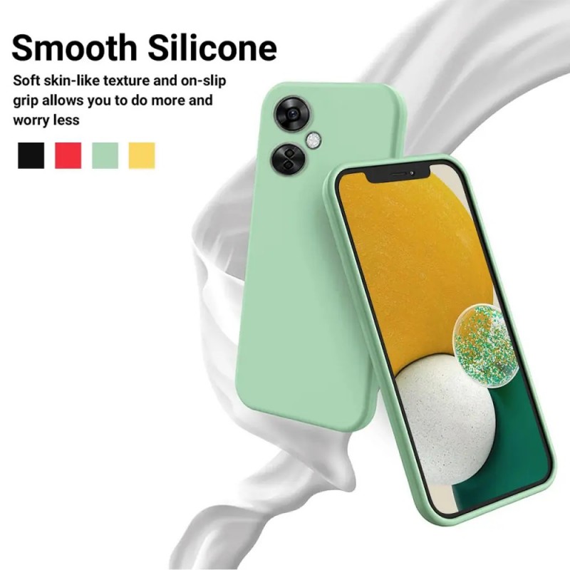 Θήκη  Liquid Silicone Case Oneplus Nord 4 Green