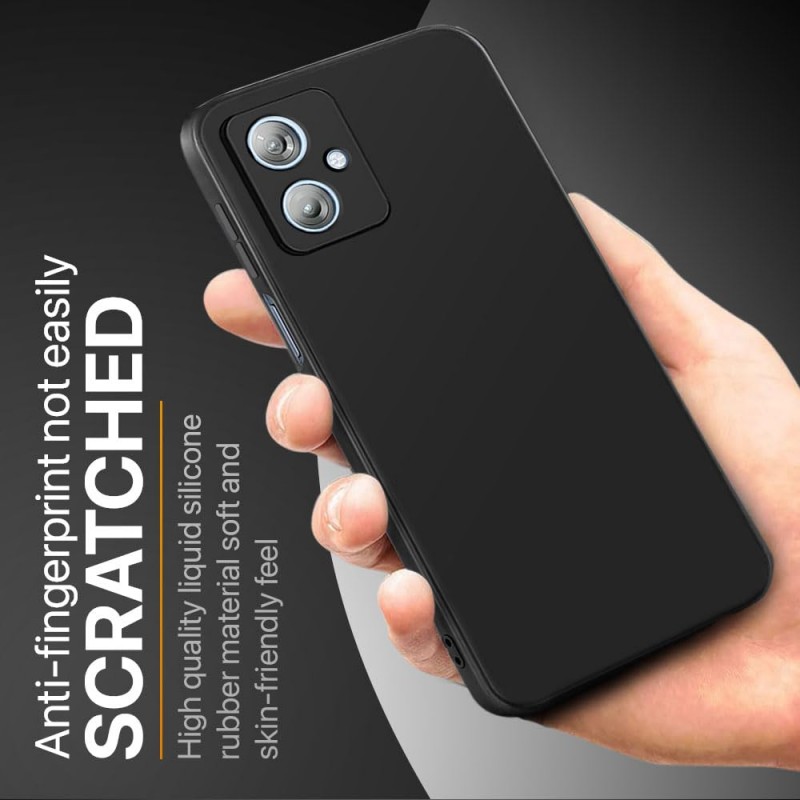 Θήκη  Liquid Silicone Case Motorola Moto G14 Black