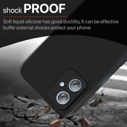 Θήκη  Liquid Silicone Case Motorola Moto G14 Black