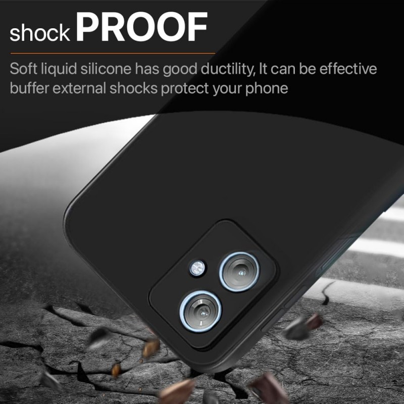 Θήκη  Liquid Silicone Case Motorola Moto G14 Black