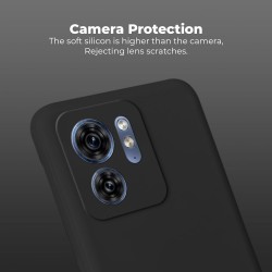 Θήκη  Liquid Silicone Case Motorola Edge 40 Black
