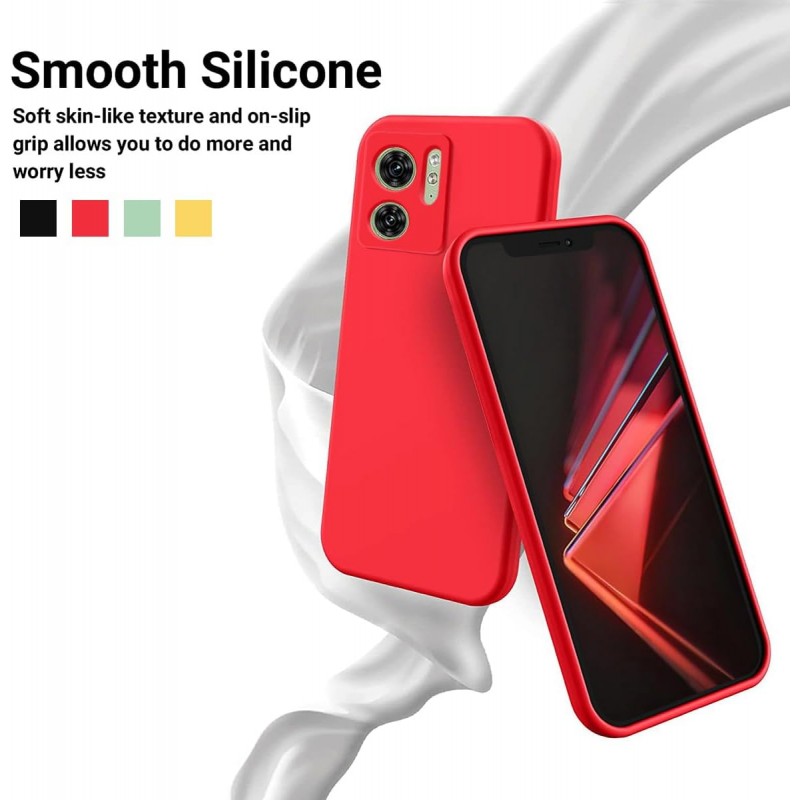 Θήκη  Liquid Silicone Case Motorola Edge 40 Red