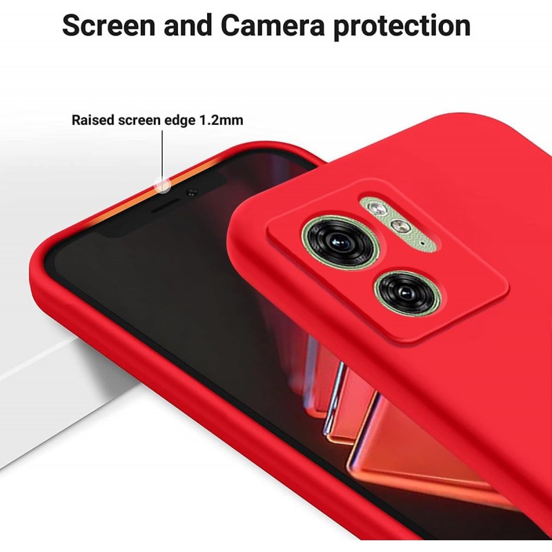 Θήκη  Liquid Silicone Case Motorola Edge 40 Red