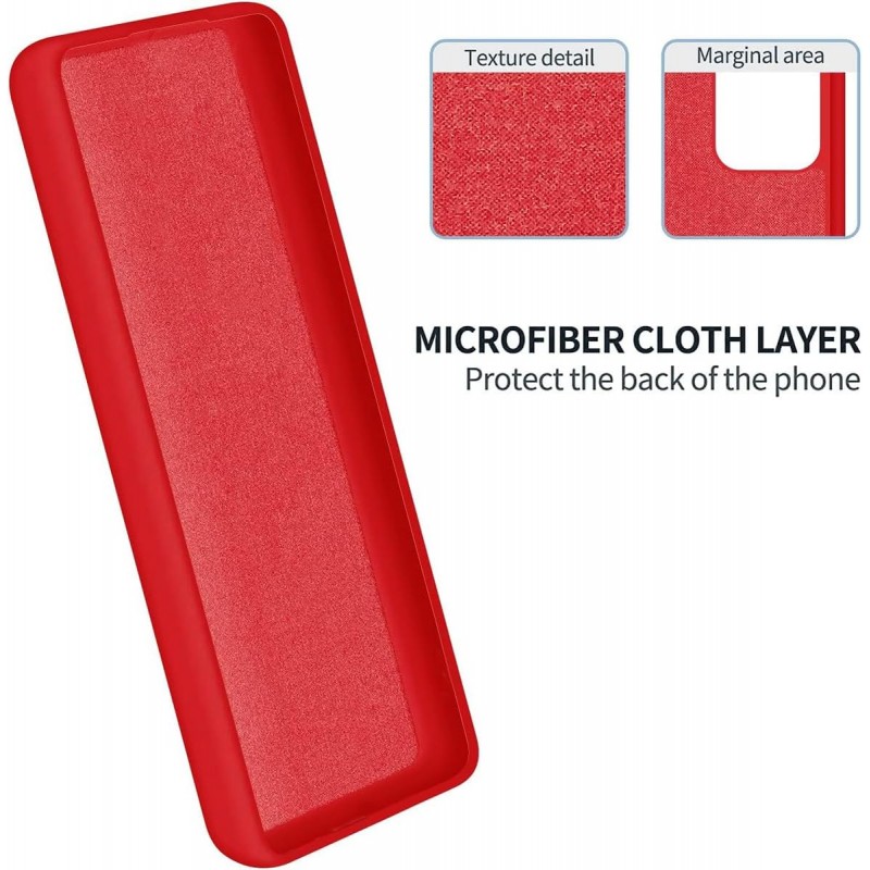 Θήκη  Liquid Silicone Case Motorola Edge 40 Red