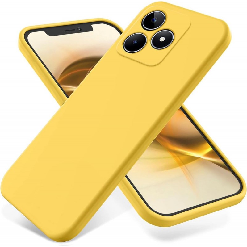 Θήκη Liquid Silicone Realme C63 / 61 Yellow