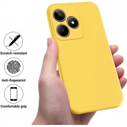 Θήκη Liquid Silicone Realme C63 / 61 Yellow
