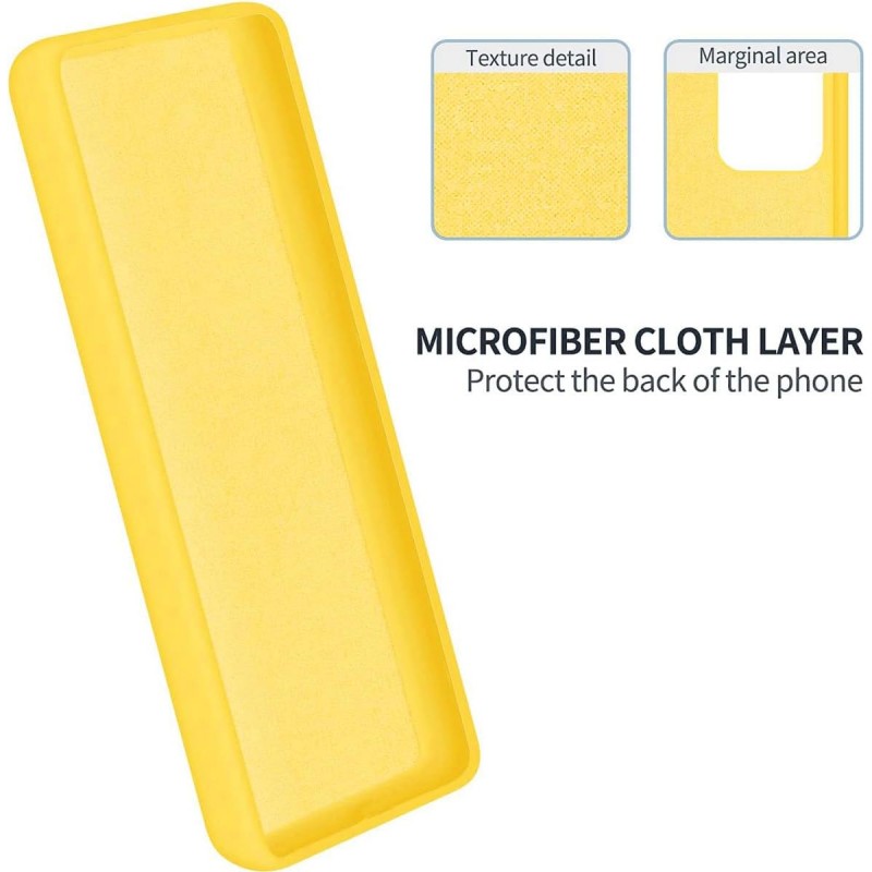 Θήκη Liquid Silicone Realme C63 / 61 Yellow