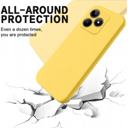Θήκη Liquid Silicone Realme C63 / 61 Yellow