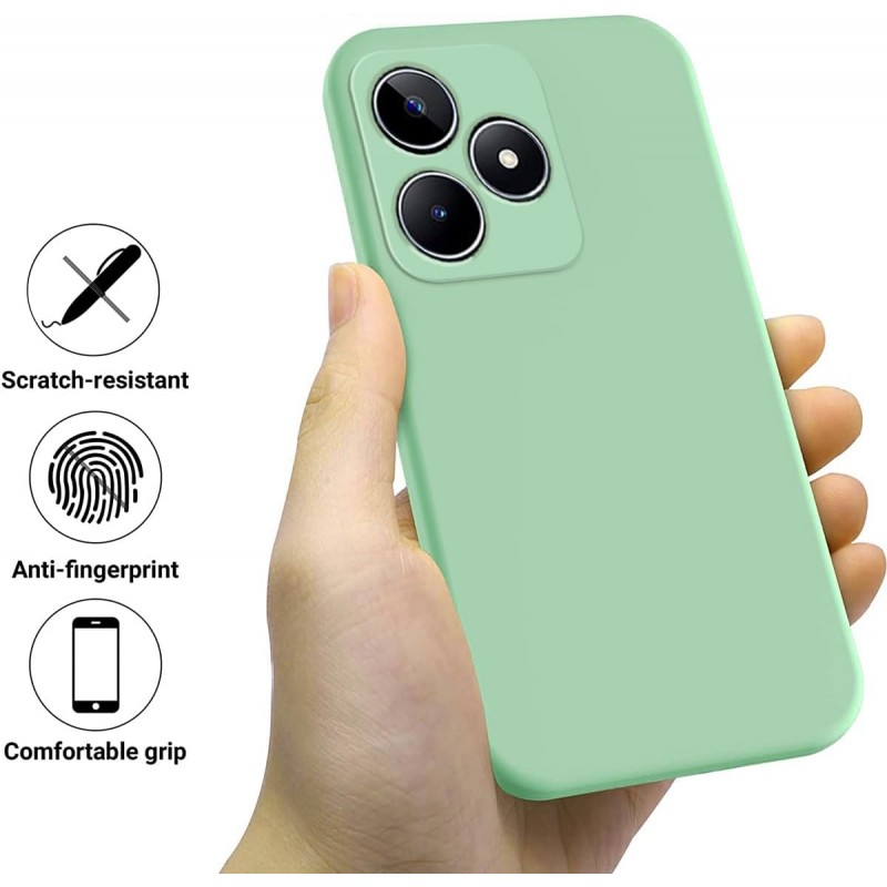 Θήκη Liquid Silicone Apple iPhone 16 Plus (6.7") Mint