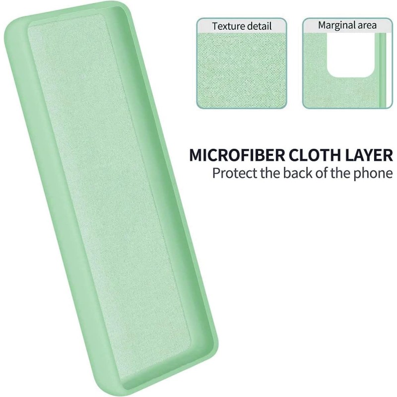 Θήκη Liquid Silicone Apple iPhone 16 Plus (6.7") Mint