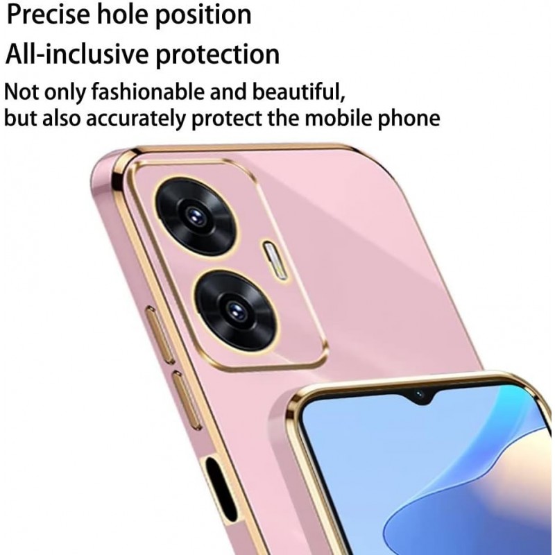 Θήκη TPU Electroplated Realme C55 Purple Θήκη TPU Electroplated Realme C55 Purple