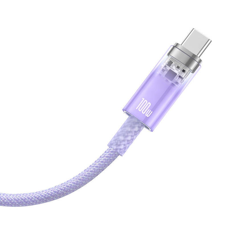 Καλώδιο Data Baseus Explorer USB to Type-C 100W 2m Blue (CATS010505) 