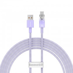 Καλώδιο Data Baseus Explorer USB to Type-C 100W 2m Blue (CATS010505) 