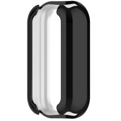 Θήκη Electroplated TPU Full Screen Cover Xiaomi Smartband 8 Active / Redmi Smart Band 2 Black
