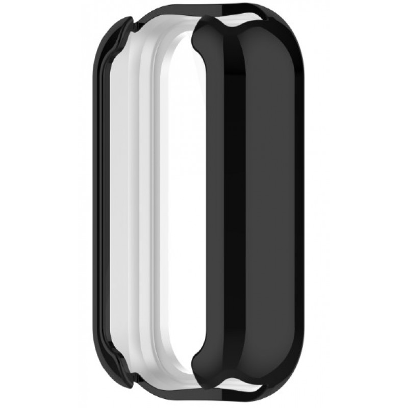 Θήκη Electroplated TPU Full Screen Cover Xiaomi Smartband 8 Active / Redmi Smart Band 2 Black