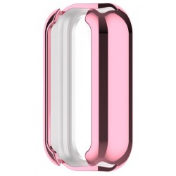 Θήκη Electroplated TPU Full Screen Cover Xiaomi Smartband 8 Active / Redmi Smart Band 2 Pink