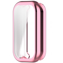 Θήκη Electroplated TPU Full Screen Cover Xiaomi Smartband 8 Active / Redmi Smart Band 2 Pink