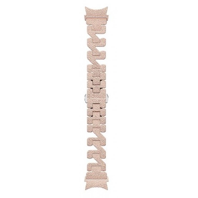 Ανταλλακτικό λουράκι QuickFit Smoothband Elegant with Butterfly Buckle για Samsung Galaxy Watch 7 / 6 / 6 Classic / 5 / 5 Pro/ 4 / 4 Classic Light Pink